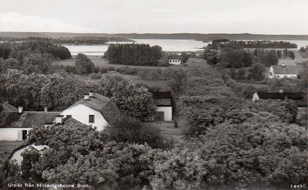Utsikt från Hörningsholms Slott