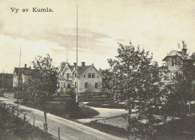 Vy av Kumla 1908