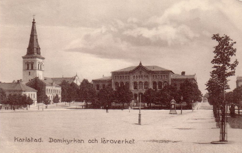 Karlstad, Domkyrkan och Läroverket