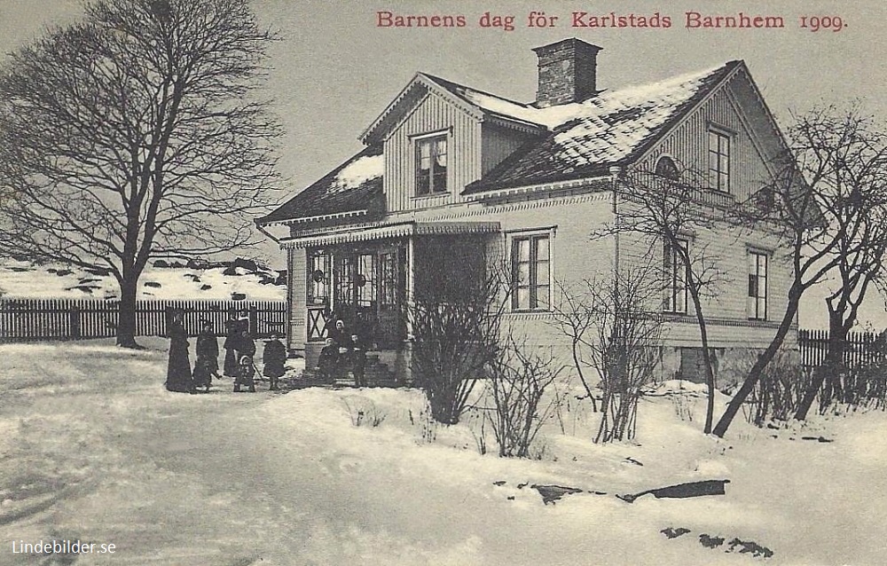 Barnens dag för Karlstads Barnhem 1909