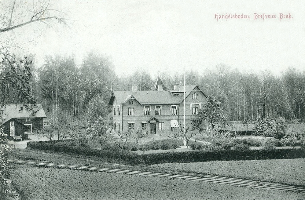 Örebro, Brefvens Bruk Handelsboden 1909