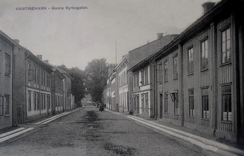 Kristinehamn, Gamla Kyrkogatan 1930