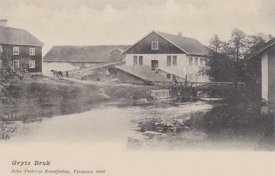 Hallsberg, Hjortkvarn, Gryts Bruk 1902