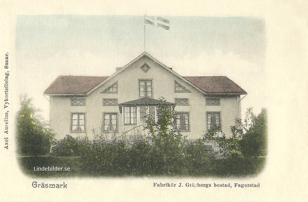 Gräsmark, Fabrikör J Gråsbergs bostad, Fagerstad