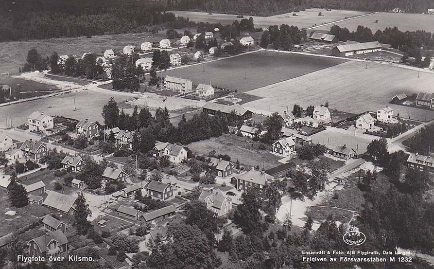 Örebro, Flygfoto över Kilsmo 1951