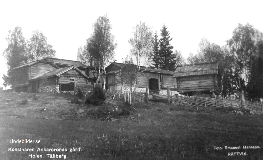 Konstnären Ankarcronas gård. Holen. Tällberg