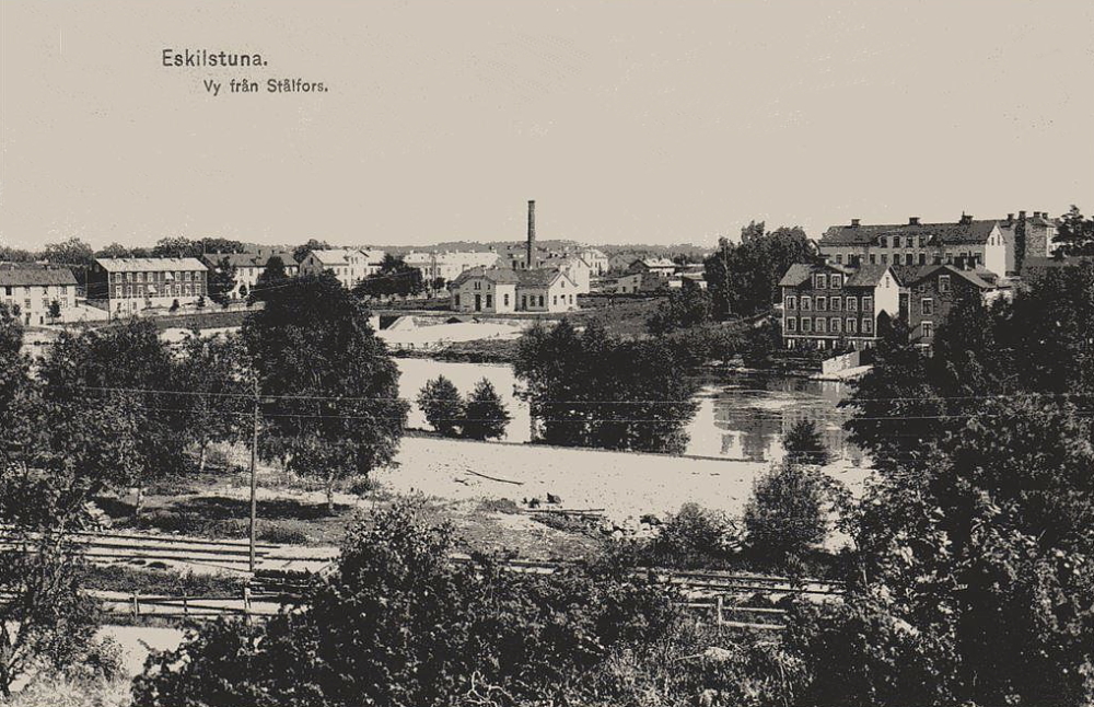 Eskilstuna, Vy från Stålfors 1921
