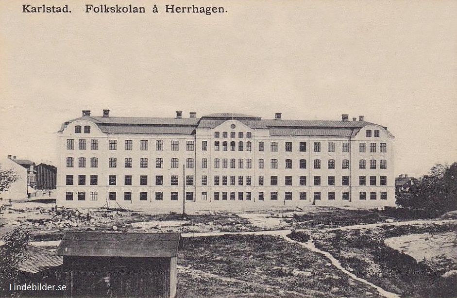 Karlstad, Folkskolan å Herrhagen 1908
