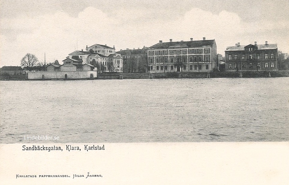 Sandbäcksgatan, Klara, Karlstad 1905