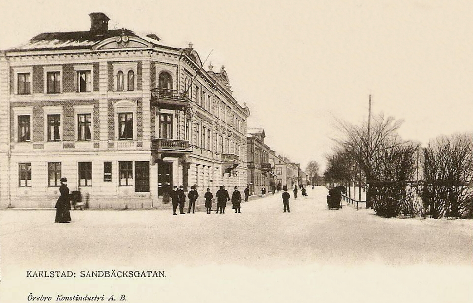 Karlstad Sandbäcksgatan 1905