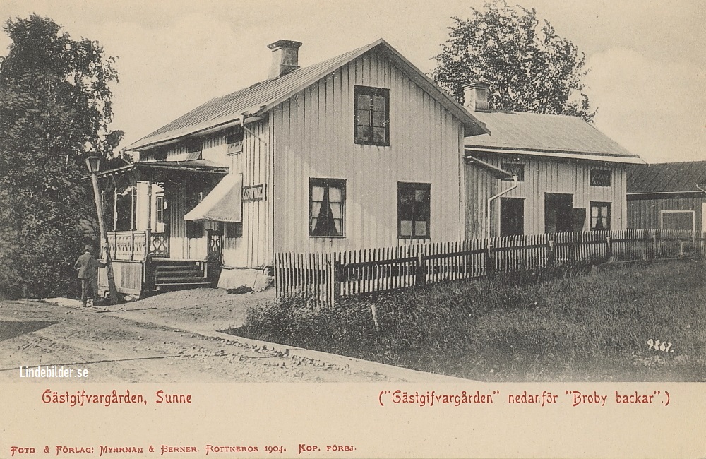Gästgifvargården, Sunne 1904