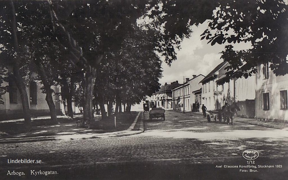 Arboga Kyrkogatan 1923
