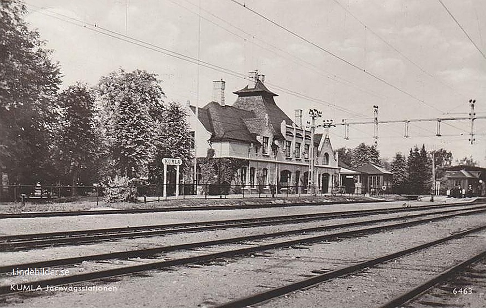 Kumla Järnvägsstationen 1954