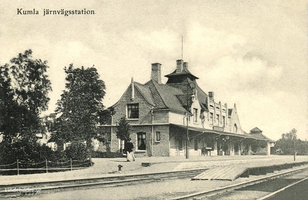Kumla järnvägsstation 1908