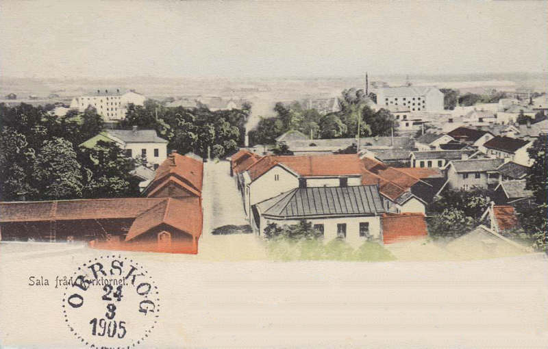 Sala från Kyrktornet  1905