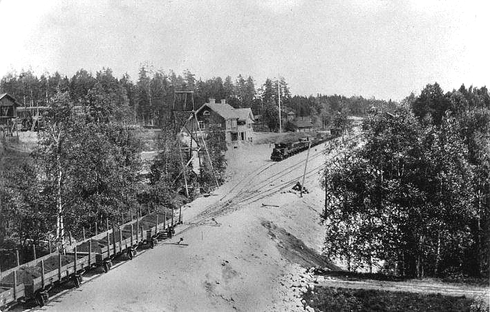 Skinnskatteberg, Riddarhyttan Järnvägsstationen