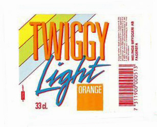 Fagersta Melings Bryggeri AB, Twiggy Light Orange