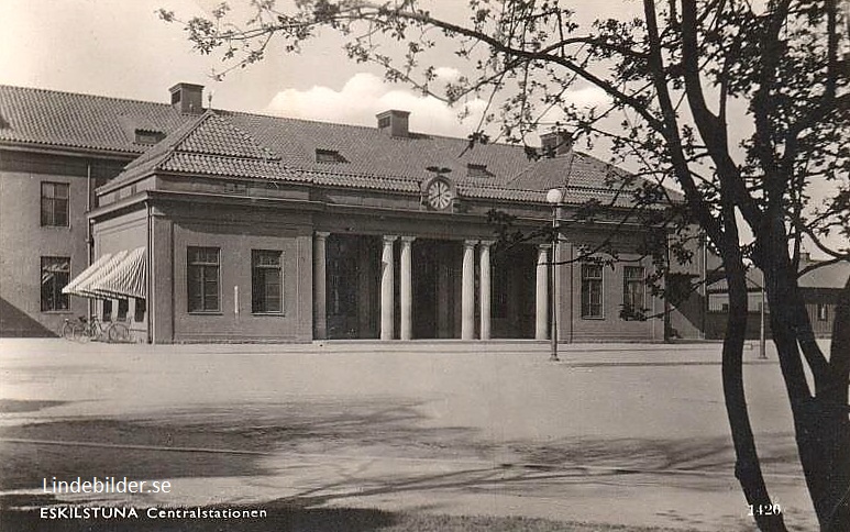 Eskilstuna, Centralstationen 1938