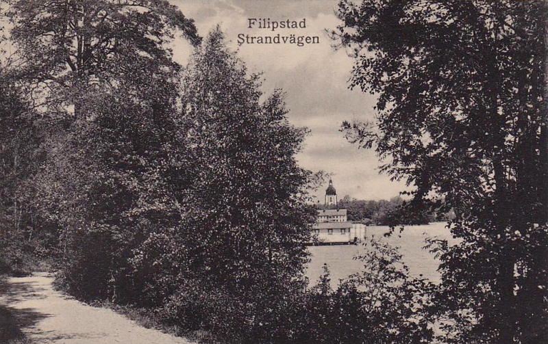 Filipstad Strandvägen 1912