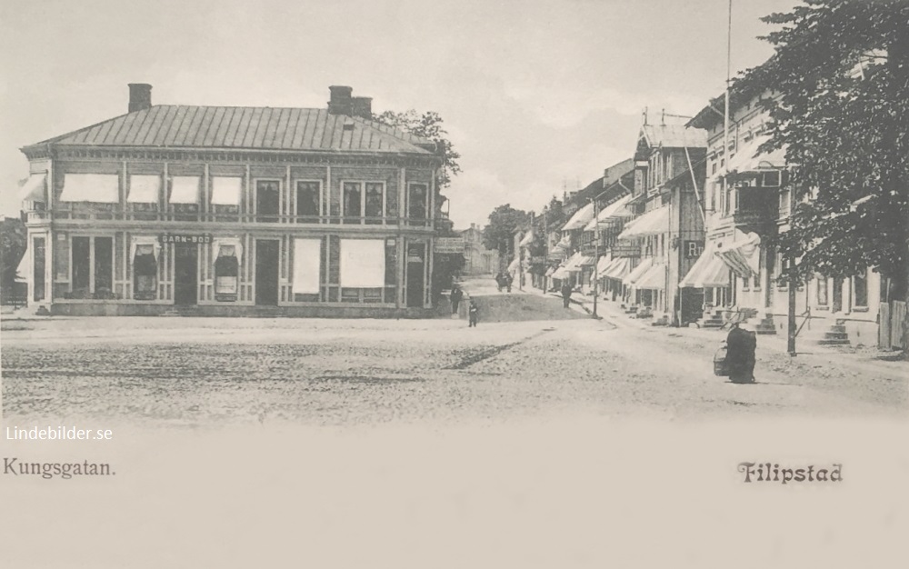 Kungsgatan. Filipstad 1901