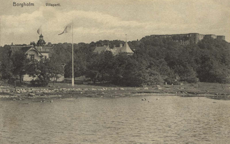 Öland, Borgholm,  Villaparti 1910