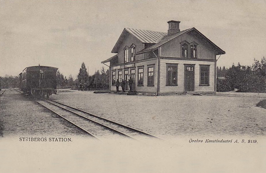 Nora, Stribergs Station 1900