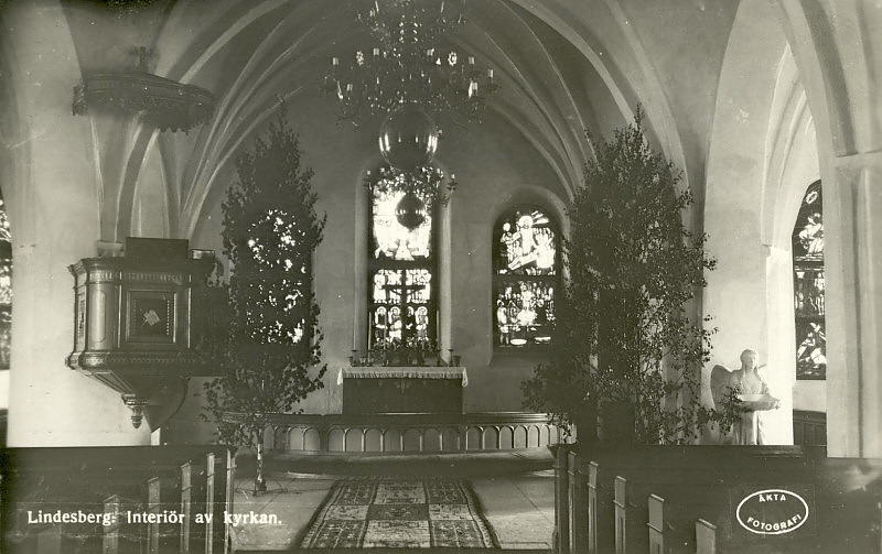 Lindesberg Interiör av Kyrkan