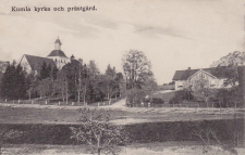 Kumla, Kyrka och Prästgård 1909