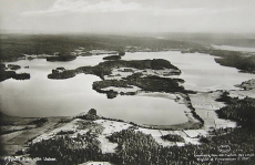 Siggebohyttan, Flygfoto över Sjön Usken 1959