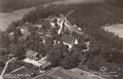 Flygfoto av Malma kyrka