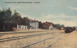 Ludvika, Hotellet och Järnvägsstationen