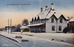 Järnvägsstationen. Smedjebacken