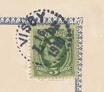 Visby Frimärke 16/7 1910