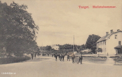 Torget.Hallstahammar 1910