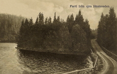Borlänge, Parti från sjön Hästsveden 1913 Borlänge, Parti från sjön Hästsveden 1913