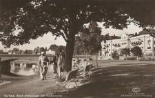 Karlstad, Älven Promenaden och Stadshotellet 1933