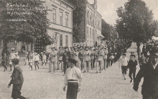 Karlstad, Värmlands Regem, Kyrkparad 1915
