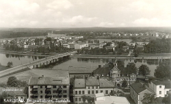 Karlstad, Tingvallabron, Sundsta 1954