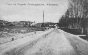 Karlstad, Parti vid Fägerås Järnvägsstation, Vämland 1913