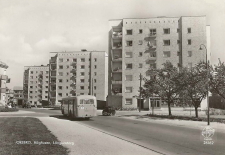 Örebro. Höghusen, Längbrotorg 1958