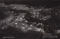 Hallsberg, Flygfoto över Hjortkvarn 1950