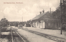 Hallsberg, Hjortkvarn Järnvägsstationen 1916