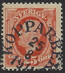Kopparberg, Frimärke 25/ 8 1911