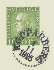 Kopparberg Frimärke 4/11 1925