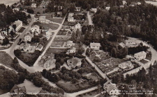 Södertälje, Flygfoto över Hölö Stationssamhälle 1954