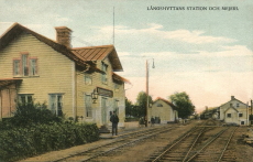 Hedemora, Långshyttans Station och Mejeri 1906