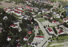 Hedemora, Flygfoto över Långshyttan Hedemora, Flygfoto över Långshyttan