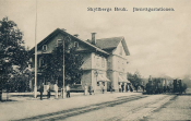 Askersund, Skyllbergs Bruk Järnvägsstationen 1916