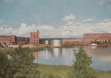 Karlstad, Rayonfabriken, Älvenäs. Vålberg 1960