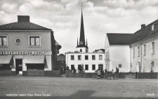 Arboga, Motiv från Stora Torget 1940